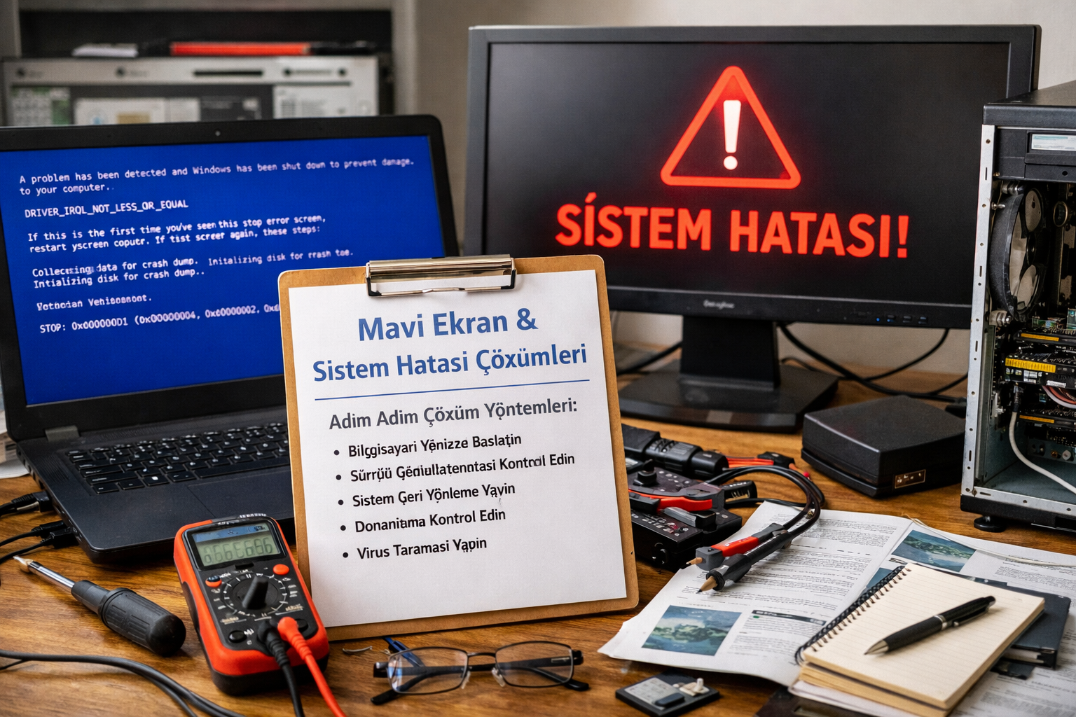Mavi Ekran & Sistem Hatası Çözümleri